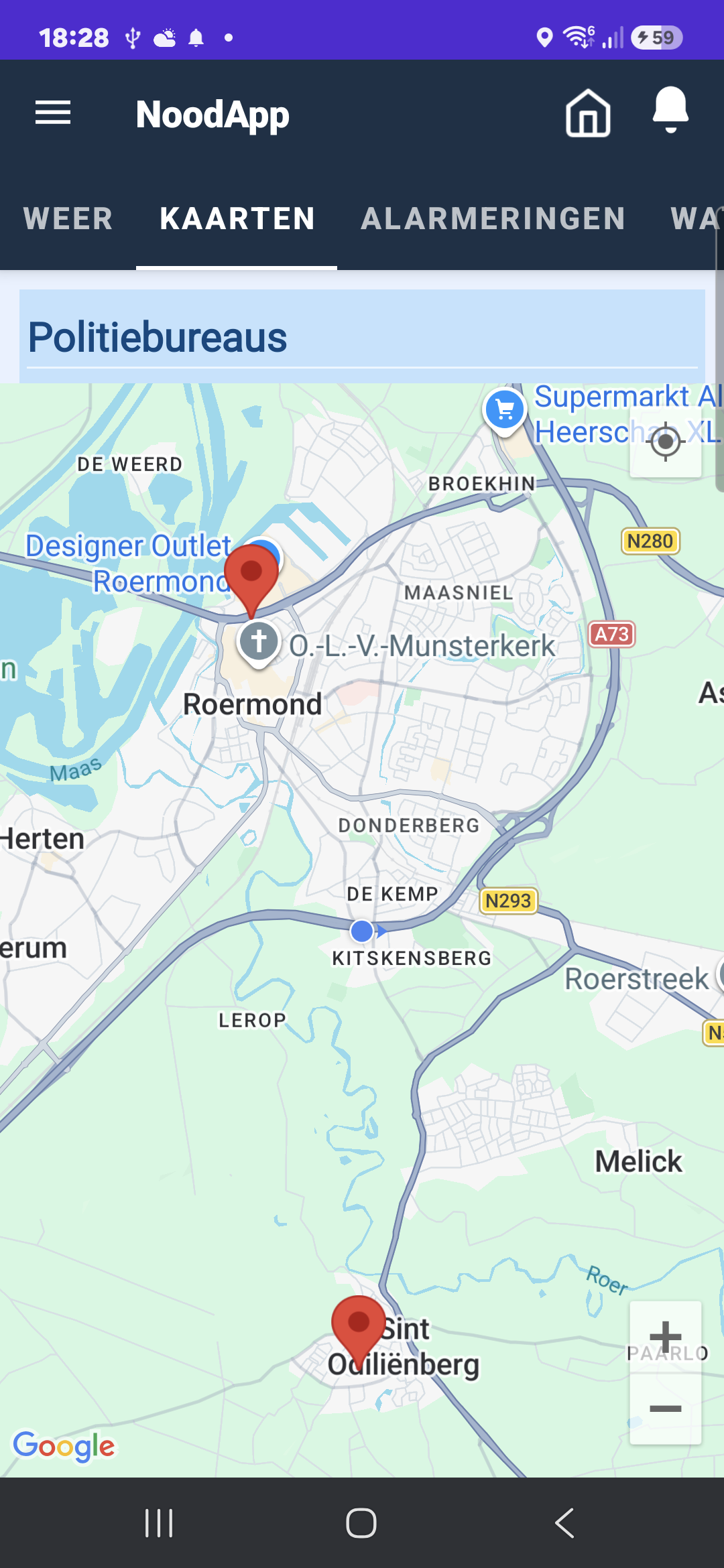Kaarten screenshot